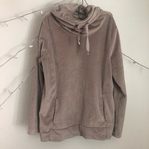 🍁Velvety soft turtleneck drawstring pull over